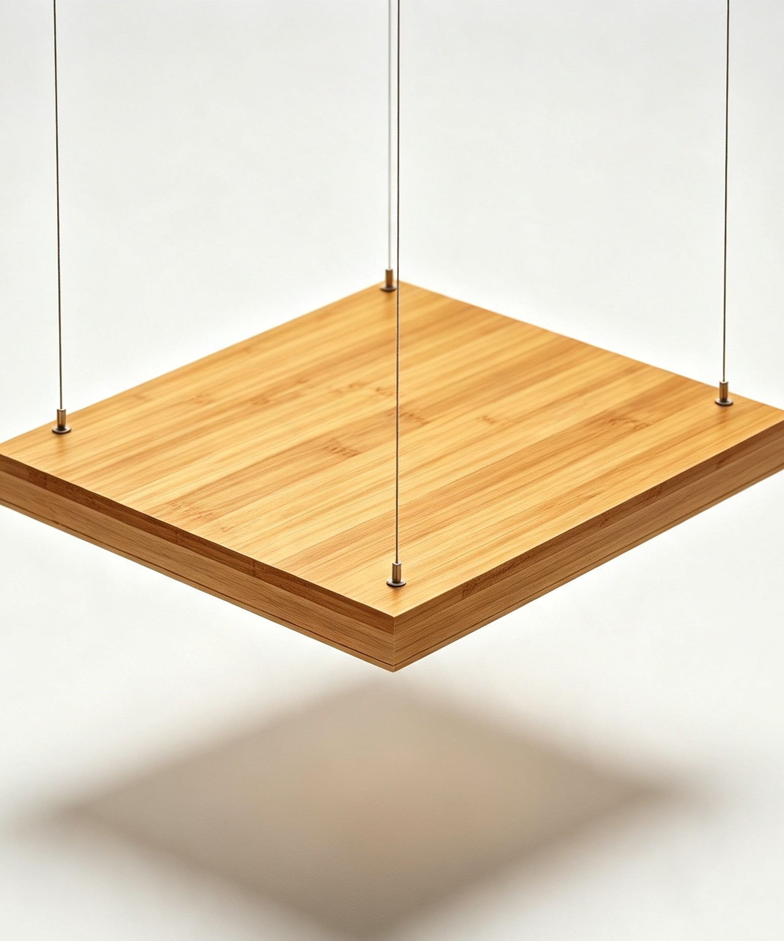 KindCanopy — suspended bamboo-faced baffle panel